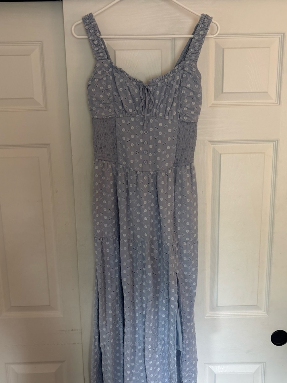Hollister blue maxi dress